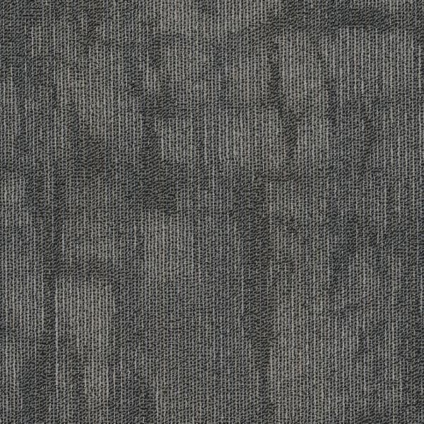 Shaw Bradstreet Gray Commercial 24 in. x 24 Glue-Down Carpet Tile (20 Tiles/Case) 80 sq. ft.