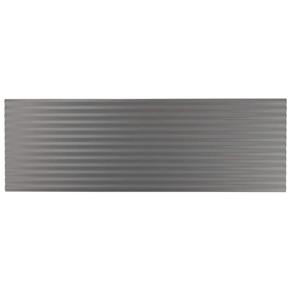 Smoke Gray 3D Matte Ceramic Wall Tile 11.41 x 35.37 Inch