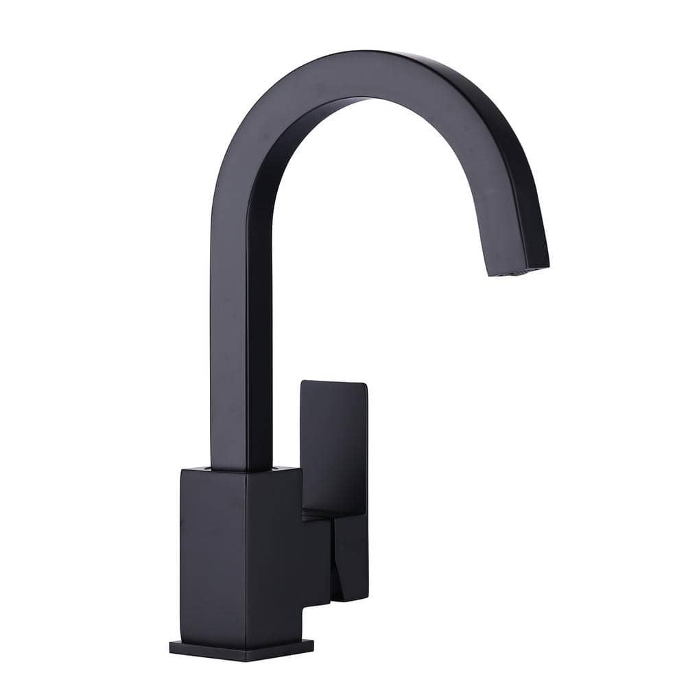 Matte Black Stainless Steel Single Handle Bar Faucet