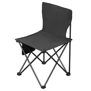 4-Pack Steel Portable Camping Chairs with Carrying Bags