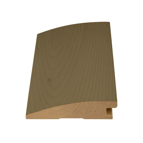 ASPEN FLOORING Purvis European White Oak 1/2 in. T x 2 in. W x 78 in. L Not Waterproof Flush Reducer Hardwood Trim