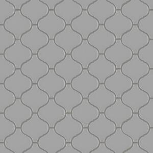 Metro Lantern Matte Light Grey 9-1/2 in. x 10-3/4 in. Porcelain Mosaic Tile (14.53 sq. ft. /Case)
