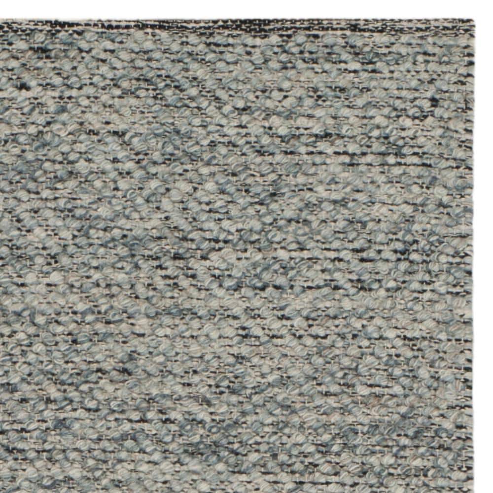 Camel and Grey Handmade Wool Runner Rug, 2'3" x 12'