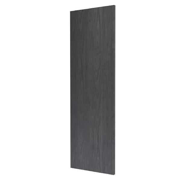 Cambridge Carbon Marine Slab Style Pantry Kitchen Cabinet End Panel (24 in W x 0.75 in D x 90 in H)