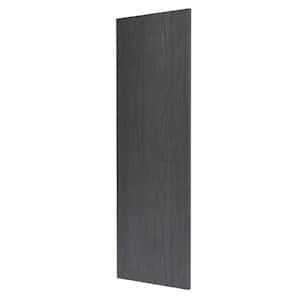 Carbon Marine Slab Style Pantry Kitchen Cabinet End Panel (24 in W x 0.75 in D x 96 in H)