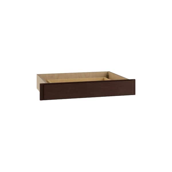 Home Decorators Collection Newport 30 in. W x 17 in. D x 4.875 in. H Assembled Plywood Knee Drawer Cabinet in Manganite with Soft Close
