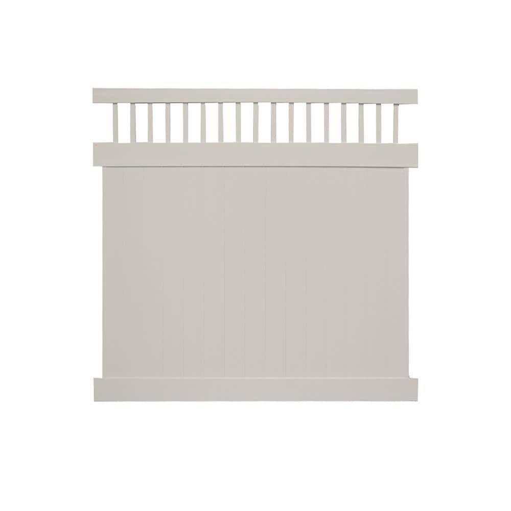 Mason 7 ft. H x 6 ft. W Tan Vinyl Privacy Fence Panel Kit price history on PriceWatchPro