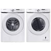 Samsung 4.5 cu. ft. High-Efficiency Washer with Self-Clean+ and 7.5 cu. ft. Dryer with Sensor Dry, White Set
