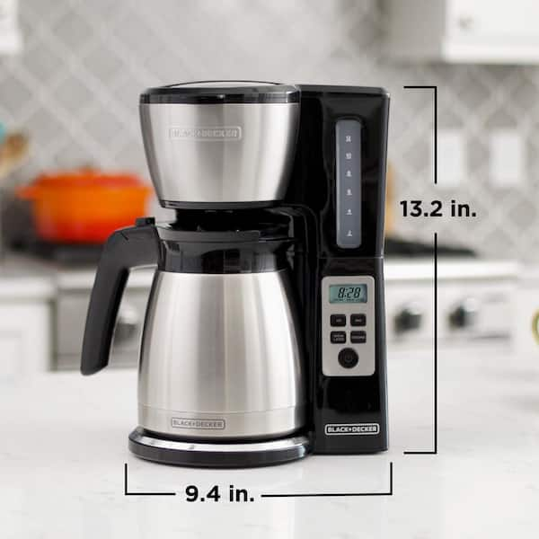 BLACK DECKER 12 Cup Thermal Drip Coffee Maker Programmable CM2046S