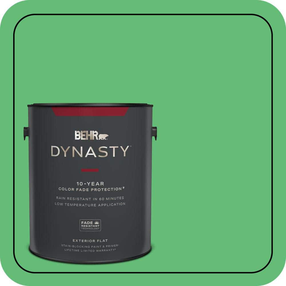 1 gal. #450B-5 Lady Luck Flat Exterior Stain-Blocking Paint & Primer price history on PriceWatchPro