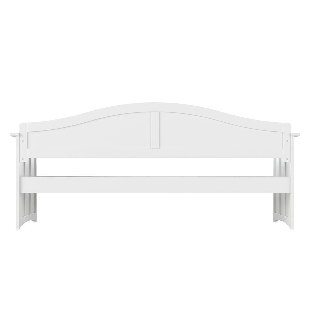 Nantucket White Twin Wood Daybed Frame with Slats