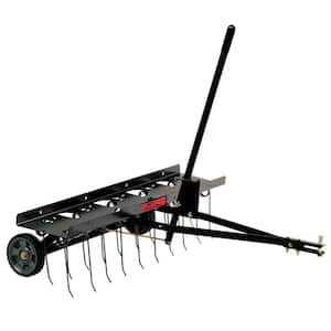 40 in. Riding Mower/Tractor Attachment Tow-Behind Dethatcher