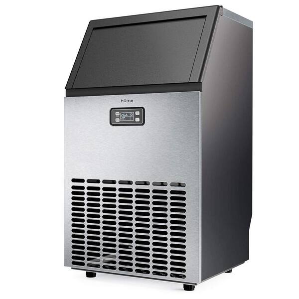 Mohawk Group Inc 143 lbs. Capacity Freestanding Commercial Ice Maker Machine with Scoop in Silver
