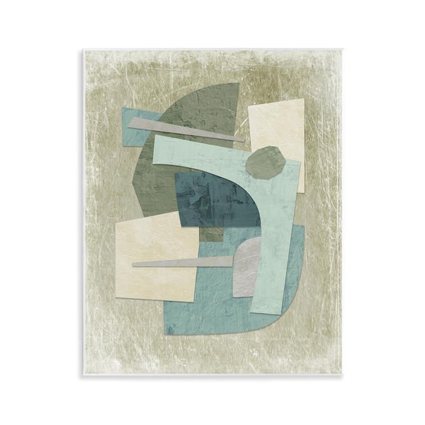 Stupell Industries Layered Neutral Arrangement by Suzanne Nicoll Unframed Abstract Graphic Art Print 14 in. x 11 in.
