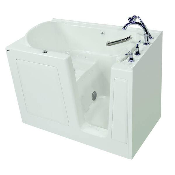 American Standard Exclusive Series 51 in. x 31 in. Right Hand Walk-In Air Bath Tub with Quick Drain in White