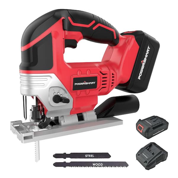 Photo 1 of 20-Volt Cordless Jig Saw with 1.5 Ah Battery and Charger