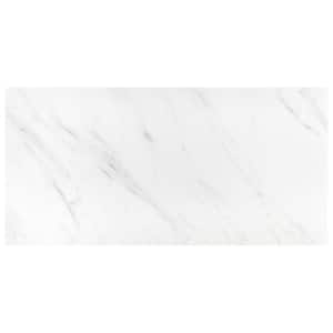 Eterno Carrara 12-7/8 in. x 25-5/8 in. Porcelain Floor and Wall Tile (13.98 sq. ft./Case)