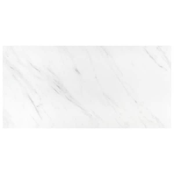 Merola Tile Eterno Carrara 12-7/8 in. x 25-5/8 in. Porcelain Floor and Wall Tile (13.98 sq. ft./Case)
