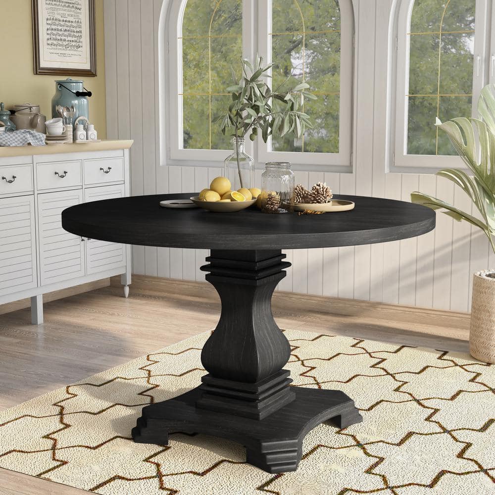 Round Pedestal Base Dining Table