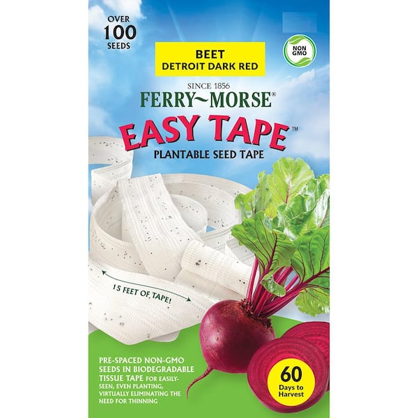 Seed Tape Beet Detroit Dark Red Seed