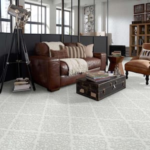 Copenhagen - Purity - Beige 42.1 oz. Nylon Pattern Installed Carpet
