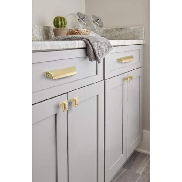 Jolene 6-5/16 in. (160mm) Classic Matte Gold Cabinet Cup Pull