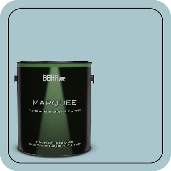 BEHR MARQUEE 1 gal. #S450-3 Spring Storm Semi-Gloss Enamel Exterior Paint & Primer