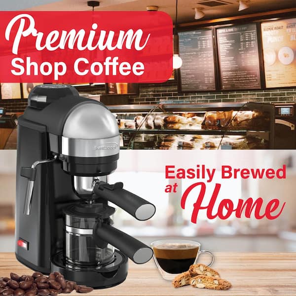 Brentwood 6-Cup Red Electric Espresso Machine TS-119R - The Home Depot