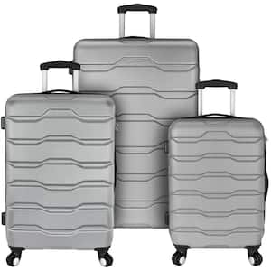 Omni 3-Piece Grey Hardside Spinner Luggage Set