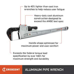 48 in. Aluminum Pipe Wrench