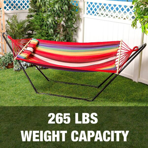 BLISS HAMMOCKS 80 in. Caribbean Hammock Bed with Pillow
