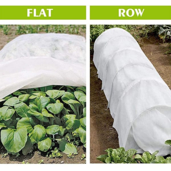 Agfabric 0.9 Oz 5ft x25ft Warm Worth Row Cover & Plant Blanket for Frost Protect 