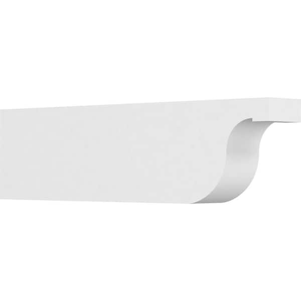 Ekena Millwork 4 in. x 8 in. x 30 in. Standard Del Monte Architectural Grade PVC Rafter Tail Brace