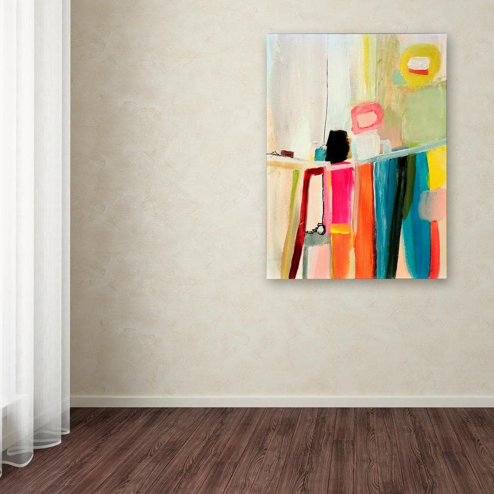 Sylvie Demers Colorful Abstract Canvas Art, 18 in x 24 in