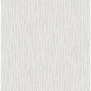 Vertical Lines Light Gray Paper Non Pasted Strippable Wallpaper Roll (Cover 57 sq. ft.)