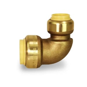 3/4 in. x 1/2 in. Push to Connect 90-Degree Reducing Elbow Pipe Fitting, for PEX, Copper and CPVC Piping