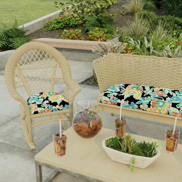 Rattan best sale seat cushions