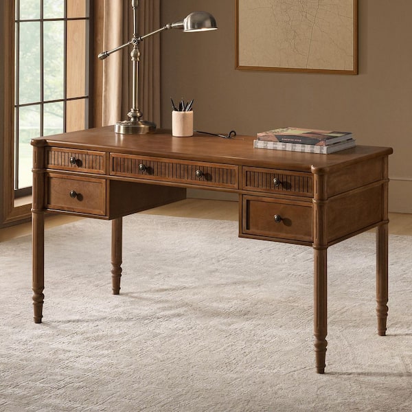 BAGLE　テーブル　WAL

  NAは売り切れとなっております。 JAYDEN CREATION Roland 55 in. Rectangular Walnut Desk with
