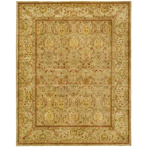 Persian Legend Moss/Beige 6 ft. x 9 ft. Border Area Rug