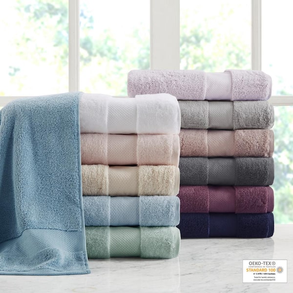 Madison Park Signature Turkish Cotton 6 Piece Bath Towel Set Lavender