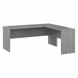 Echo 71.97 in. L-Shaped Modern Gray Desk