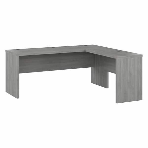 Bush Furniture Echo 71.97 in. L-Shaped Modern Gray Desk
