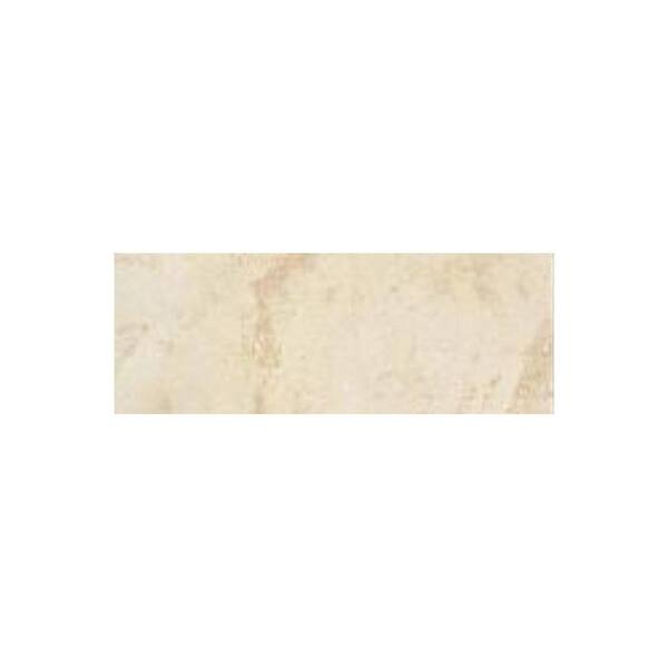 Daltile Pietre Vecchie Champagne 3 in. x 13 in. Glazed Porcelain Bullnose Floor and Wall Tile