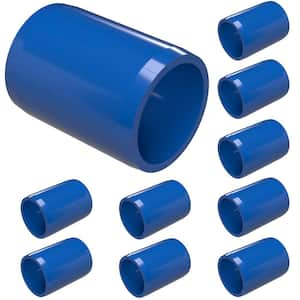 1 in. Furniture Grade PVC External Coupling in Blue (10-Pack)