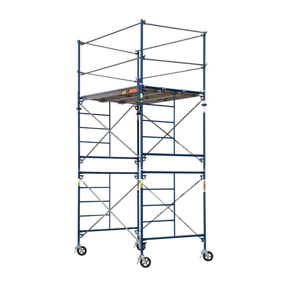 Saferstack 2-Level Frame Rolling Scaffold Tower Set Including Cross Braces, Platforms and Guardrail System price history on PriceWatchPro