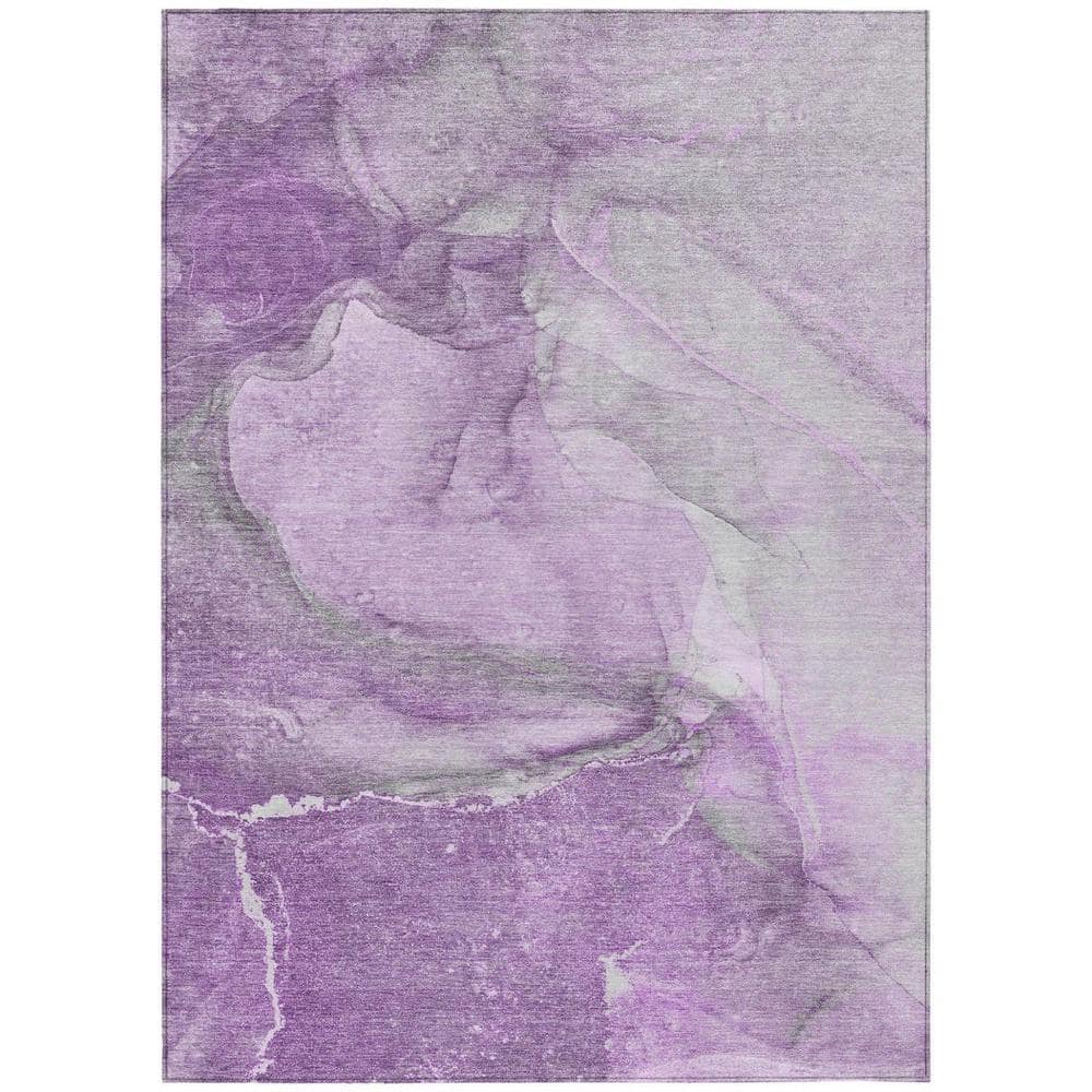 Lilac 3 ft. x 5 ft. Woven Abstract Polyester Rectangle Indoor/Outdoor Area Rug price history on PriceWatchPro