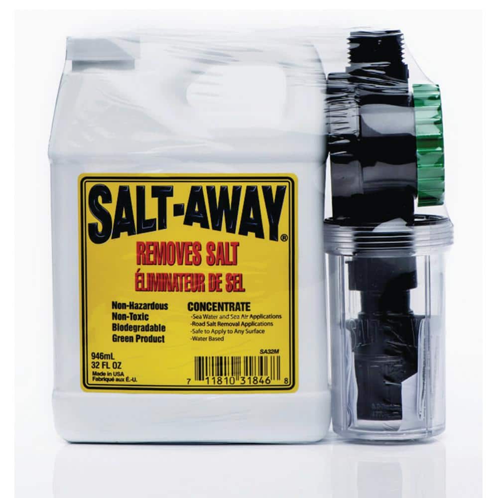 Salt-Away 32 oz. Concentrate and Mixer Combo SA32M - The Home Depot