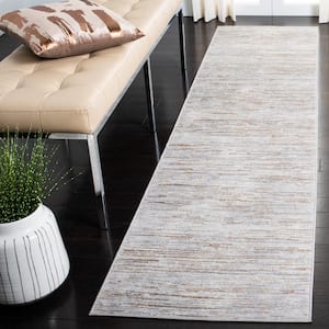 Orchard Gray/Gold 2 ft. x 11 ft. Striped Runner Rug