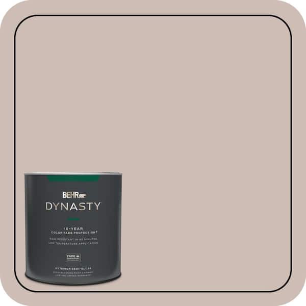 BEHR DYNASTY 1 qt. #N150-2 Smokey Pink Semi-Gloss Enamel Exterior Stain-Blocking Paint & Primer