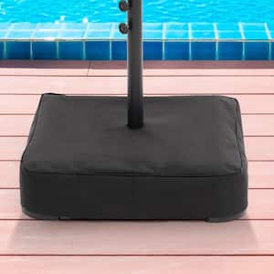 Patio Umbrella Base Weight Base Oxford Fabric Material Waterproof, Be Used for Patio Umbrella of 8 - 12FT in Black